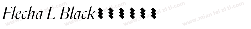 Flecha L Black字体转换
